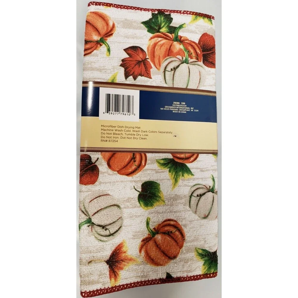 Microfiber Dish Drying Mat,12